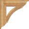 Ekena Millwork Thorton Traditional Rough Sawn Bracket, Western Red Cedar, 6"W x 28"D x 28"H BKT06X28X28THR01RWR - alternate 4